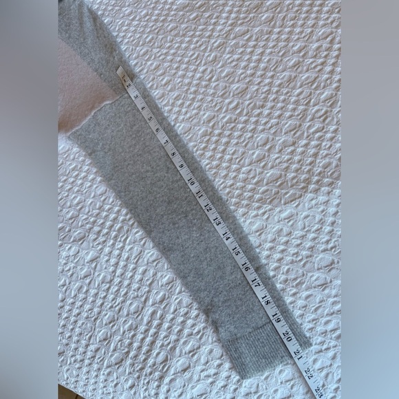 Benedetta B Italy Gray Pink Cowl Neck Wool Blend Sweater Tunic M-L - Picture 13 of 13